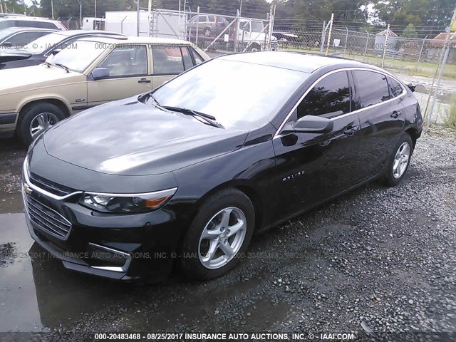1G1ZB5ST2GF307708 - 2016 CHEVROLET MALIBU LS 黑色 照片 2
