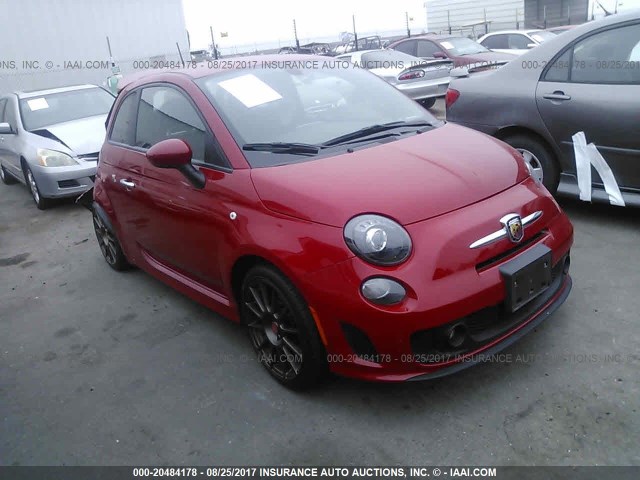 3C3CFFFHXGT170640 - 2016 FIAT 500 ABARTH RED photo 1