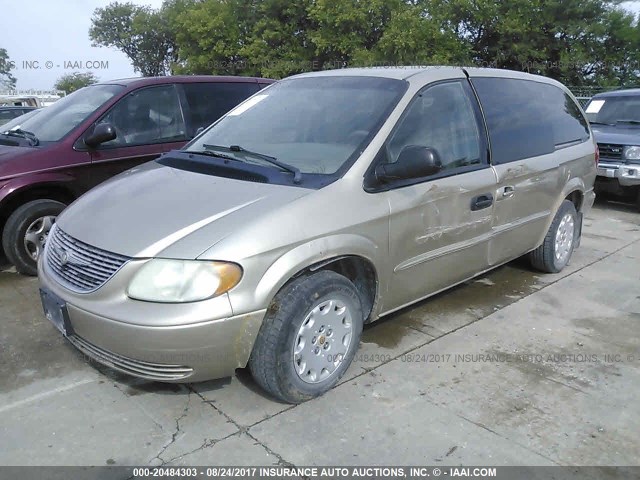 2C4GP34382R556159 - 2002 CHRYSLER TOWN & COUNTRY EL TAN photo 2