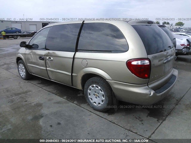 2C4GP34382R556159 - 2002 CHRYSLER TOWN & COUNTRY EL TAN photo 3