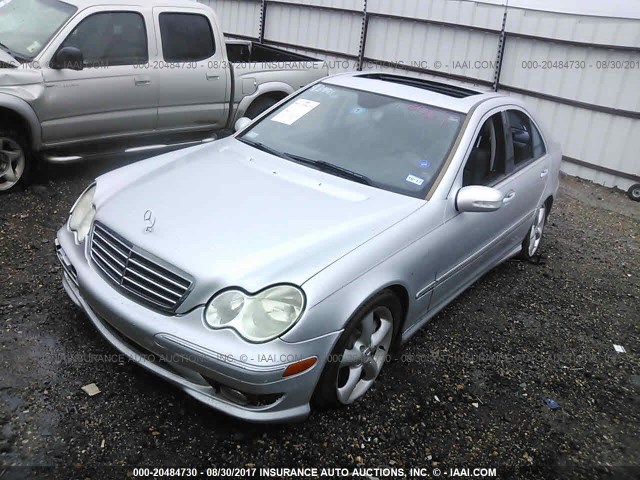 WDBRF52HX6F789249 - 2006 MERCEDES-BENZ C GENERATION 2006 230 SILVER photo 2