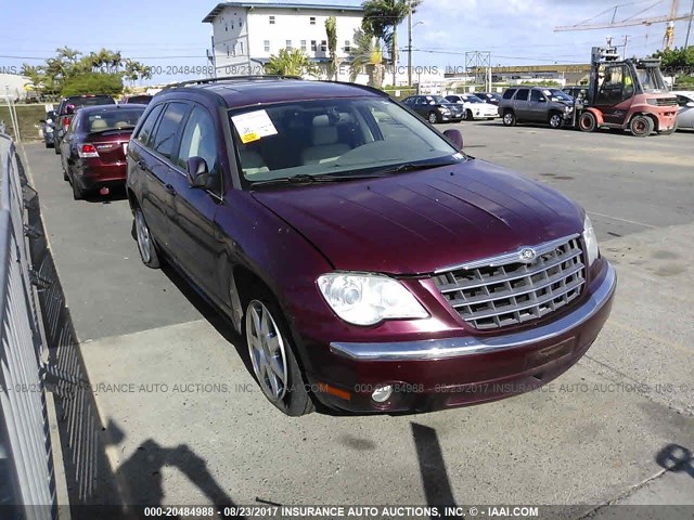 2A8GM78X88R650282 - 2008 CHRYSLER PACIFICA LIMITED MAROON photo 1