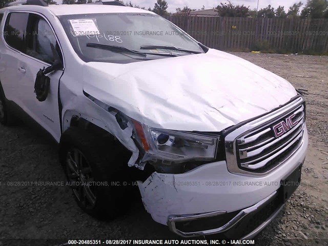 1GKKNMLS3HZ243781 - 2017 GMC ACADIA SLT-1 WHITE photo 6