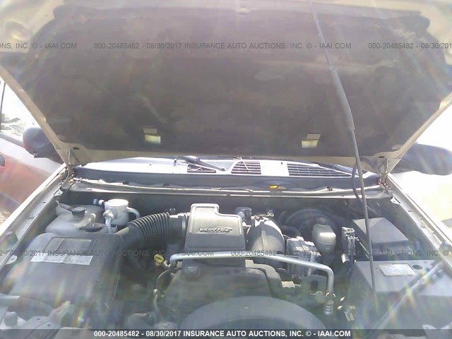 1GNDS13S952314120 - 2005 CHEVROLET TRAILBLAZER LS/LT GOLD photo 10