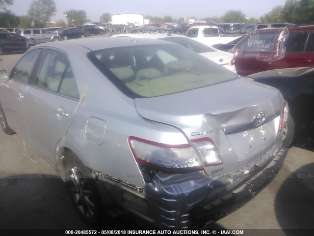 4T1BB3EK8AU119211 - 2010 TOYOTA CAMRY HYBRID SILVER photo 3