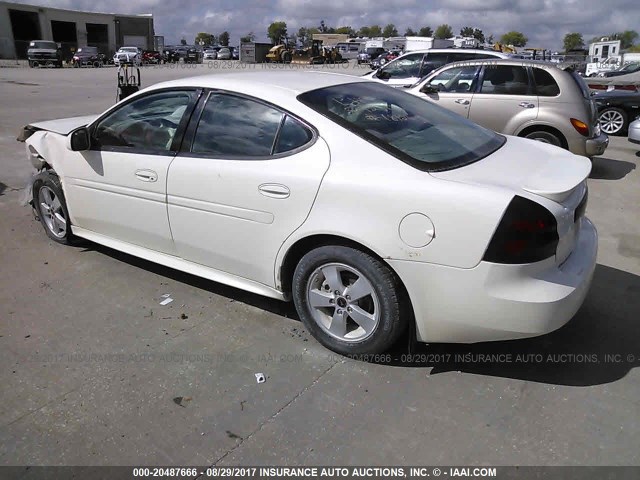 2G2WP522951181245 - 2005 PONTIAC GRAND PRIX WHITE photo 3