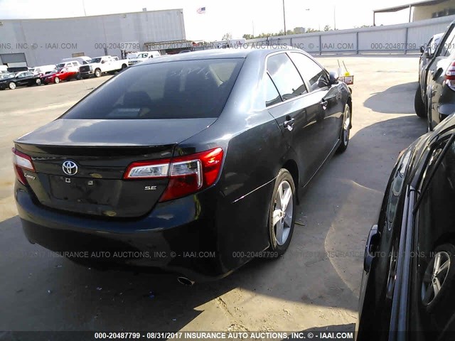 4T1BF1FK6CU100540 - 2012 TOYOTA CAMRY SE/LE/XLE GREEN photo 4