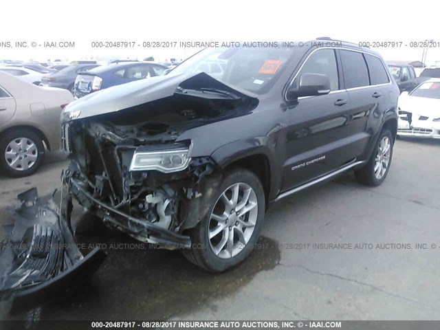 1C4RJFJT4FC764845 - 2015 JEEP GRAND CHEROKEE SUMMIT 灰色 照片 2