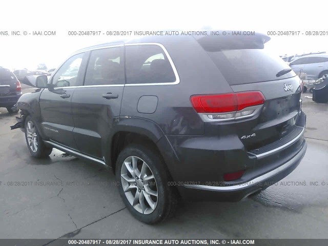 1C4RJFJT4FC764845 - 2015 JEEP GRAND CHEROKEE SUMMIT GRAY photo 3