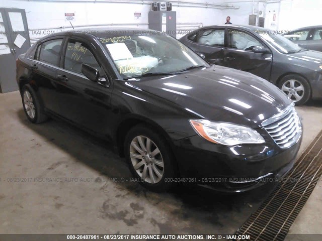 1C3BC1FG0BN624174 - 2011 CHRYSLER 200 TOURING BLACK photo 1