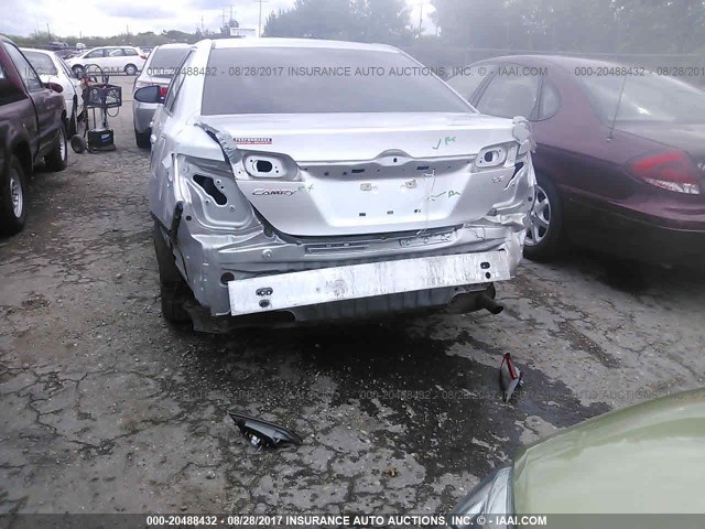 4T1BF1FK4CU090249 - 2012 TOYOTA CAMRY SE/LE/XLE SILVER photo 6