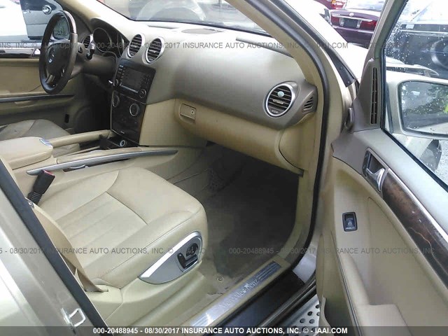 4JGBB22E97A234564 - 2007 MERCEDES-BENZ ML 320 CDI GOLD photo 5