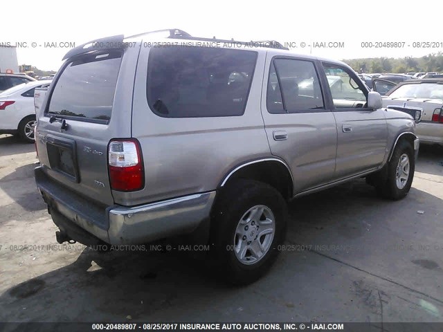 JT3HN86R119053977 - 2001 TOYOTA 4RUNNER SR5 SILVER photo 4