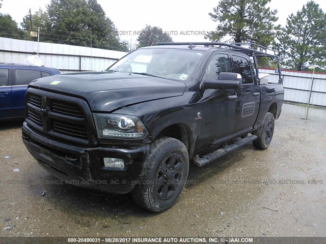 3C6UR5DL3EG158920 - 2014 RAM 2500 SLT BLACK photo 2