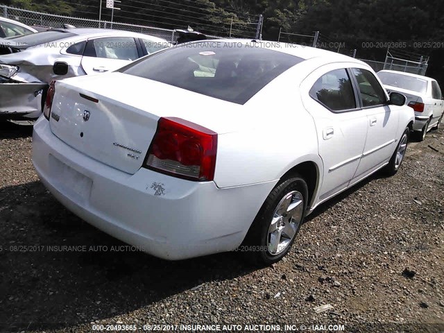 2B3CA3CV4AH294231 - 2010 DODGE CHARGER SXT WHITE photo 4