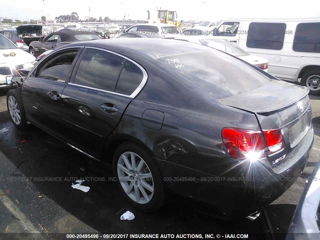 JTHBH96S965012897 - 2006 LEXUS GS GENERATION 200 300 GRAY photo 3