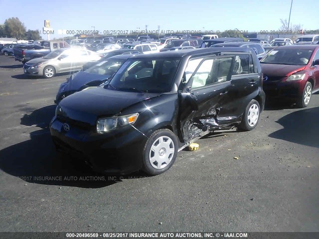 JTLZE4FE9CJ002819 - 2012 TOYOTA SCION XB BLACK photo 2