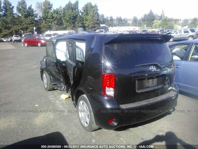 JTLZE4FE9CJ002819 - 2012 TOYOTA SCION XB BLACK photo 3