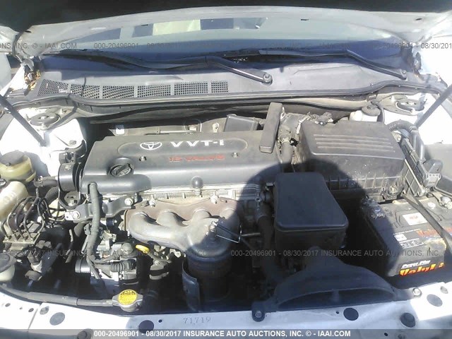 4T4BE46K39R072585 - 2009 TOYOTA CAMRY SE/LE/XLE WHITE photo 10