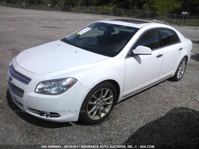 1G1ZE5EB4AF306495 - 2010 CHEVROLET MALIBU LTZ Ağ foto 2