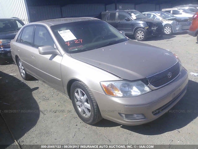 4T1BF28B9YU105337 - 2000 TOYOTA AVALON XL/XLS BEIGE photo 1