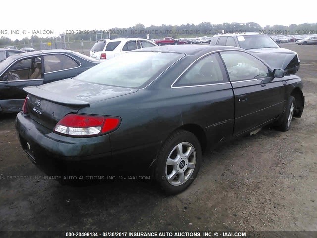 2T1CF22P5XC250318 - 1999 TOYOTA CAMRY SOLARA SE/SLE GREEN photo 4