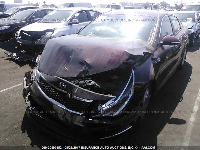 5XXGT4L32JG195702 - 2018 KIA OPTIMA LX/S BURGUNDY photo 2