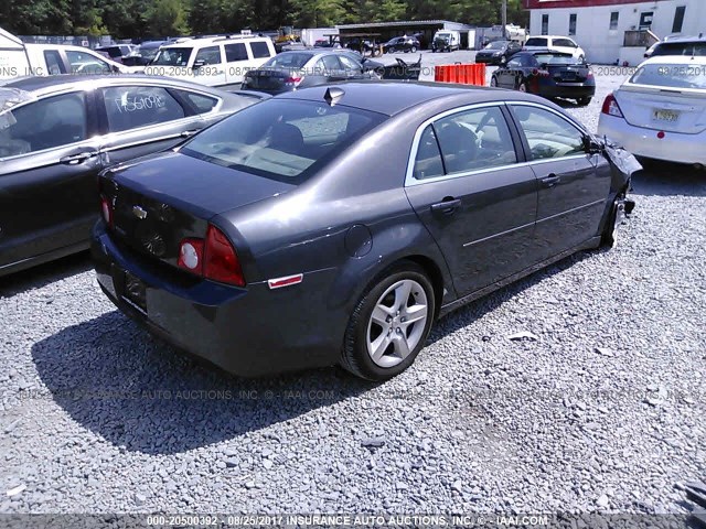 1G1ZB5E0XCF251013 - 2012 CHEVROLET MALIBU LS 灰色 照片 4