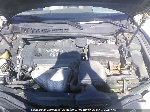 4T1BF3EK1AU515971 - 2010 TOYOTA CAMRY SE/LE/XLE BLACK photo 10