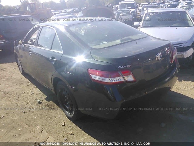 4T1BF3EK1AU515971 - 2010 TOYOTA CAMRY SE/LE/XLE BLACK photo 3