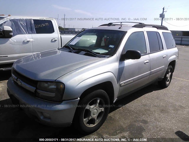 1GNES16S946150147 - 2004 CHEVROLET TRAILBLAZER EXT LS/EXT LT SILVER photo 2