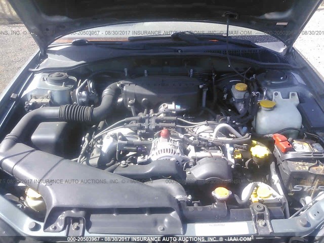 4S3BH675517634077 - 2001 SUBARU LEGACY OUTBACK AWP 绿色 照片 10