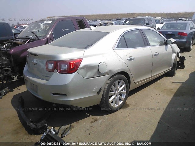 1G11H5SA8DF244460 - 2013 CHEVROLET MALIBU LTZ 棕色 照片 4