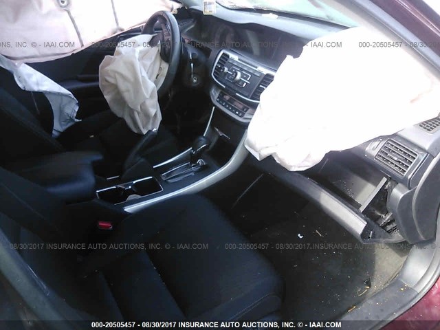 1HGCR2F57FA049606 - 2015 HONDA ACCORD SPORT Марун фото 5
