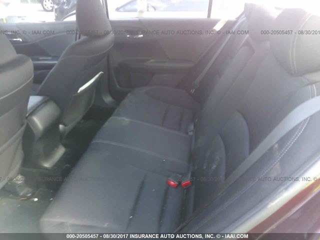 1HGCR2F57FA049606 - 2015 HONDA ACCORD SPORT Марун фото 8