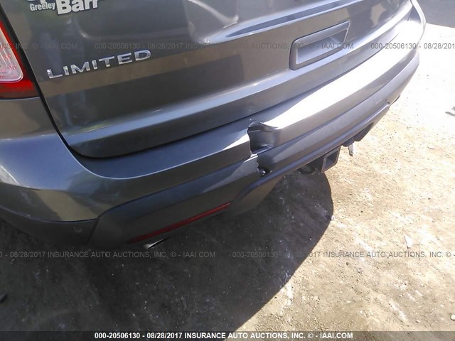 1FMHK8F81CGA38336 - 2012 FORD EXPLORER LIMITED 灰色 照片 6