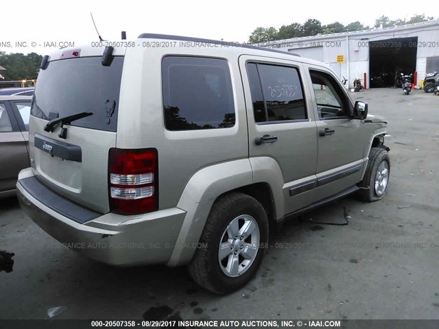 1J4PN2GK1AW153675 - 2010 JEEP LIBERTY SPORT 米色 照片 4