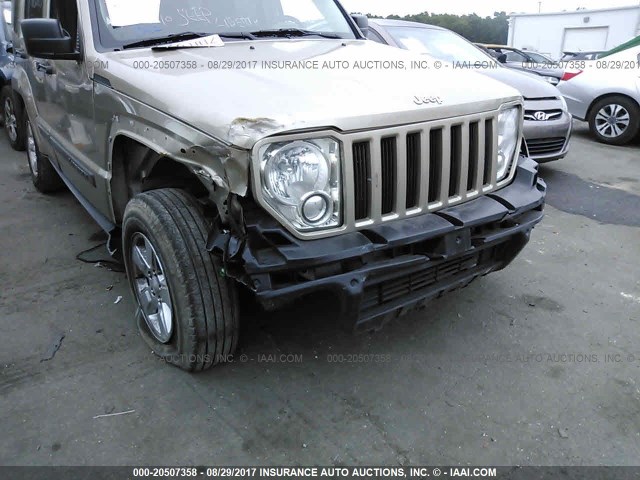 1J4PN2GK1AW153675 - 2010 JEEP LIBERTY SPORT 米色 照片 6