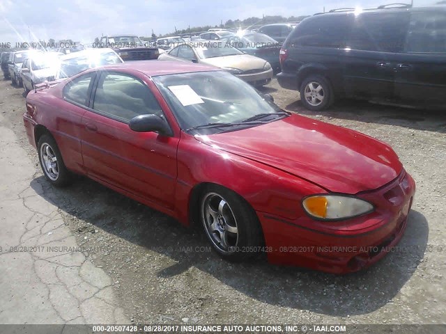 1G2NW12E34C117647 - 2004 PONTIAC GRAND AM GT RED photo 1