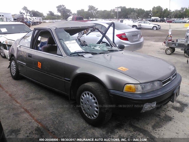 1HGCB7140NA042088 - 1992 HONDA ACCORD DX TAN photo 1