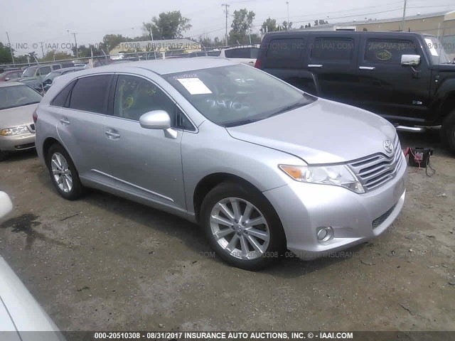 4T3ZA3BB2AU037777 - 2010 TOYOTA VENZA SILVER photo 1