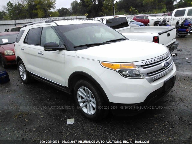 1FMHK7D86BGA90878 - 2011 FORD EXPLORER XLT WHITE photo 1