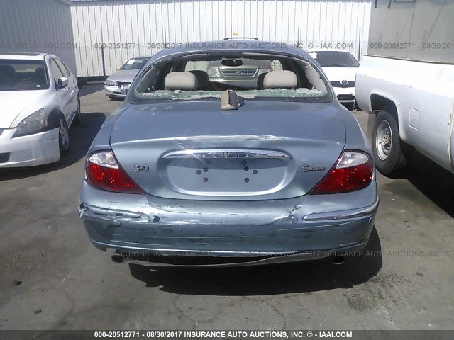 SAJDA01N12FM44370 - 2002 JAGUAR S-TYPE Light Blue photo 6