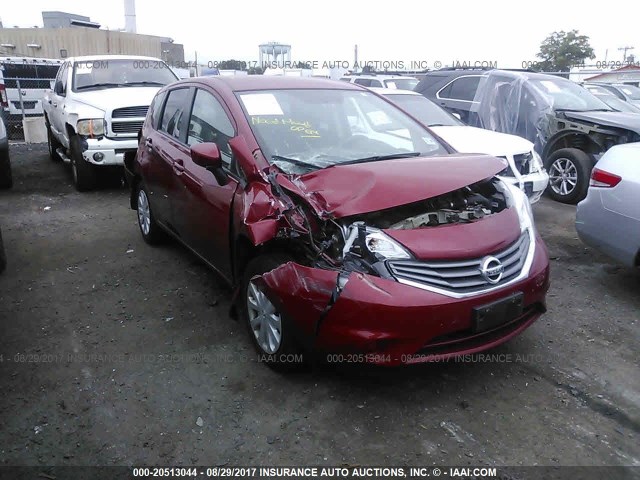 3N1CE2CP2FL360811 - 2015 NISSAN VERSA NOTE S/S PLUS/SV/SL/SR RED photo 1
