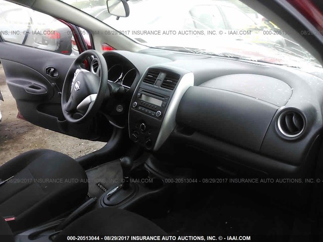 3N1CE2CP2FL360811 - 2015 NISSAN VERSA NOTE S/S PLUS/SV/SL/SR RED photo 5