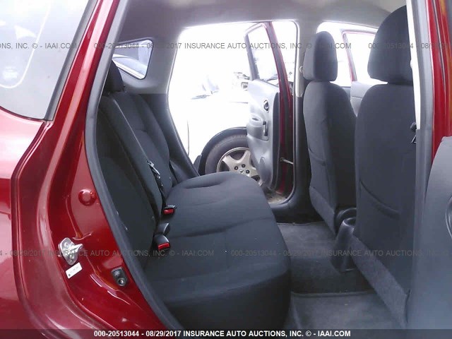 3N1CE2CP2FL360811 - 2015 NISSAN VERSA NOTE S/S PLUS/SV/SL/SR RED photo 8