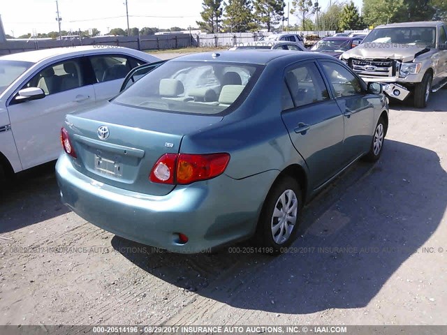 JTDBU4EE7A9106502 - 2010 TOYOTA COROLLA S/LE/XLE GREEN photo 4