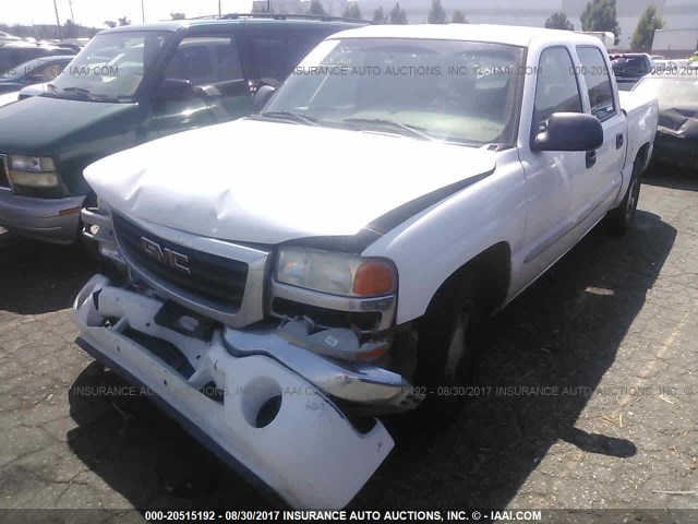 2GTEC13T051169584 - 2005 GMC NEW SIERRA C1500 WHITE photo 2