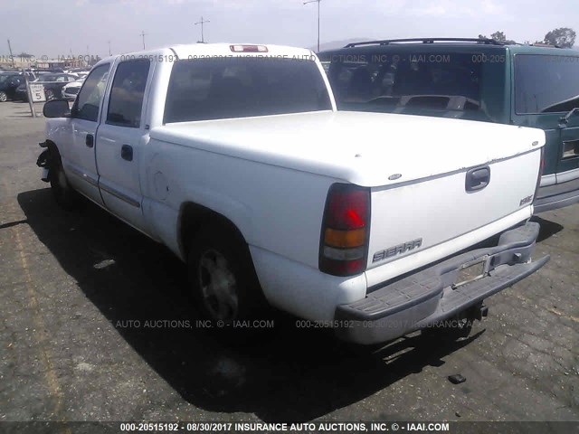 2GTEC13T051169584 - 2005 GMC NEW SIERRA C1500 WHITE photo 3