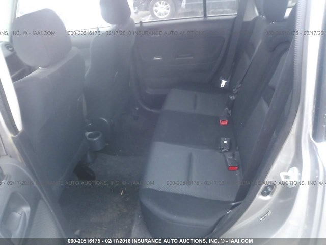 JTLKT324664118528 - 2006 TOYOTA SCION XB SILVER photo 8